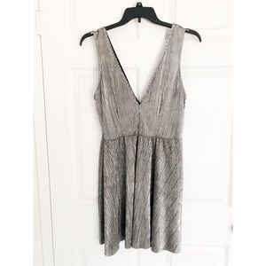 H&M silver party dress